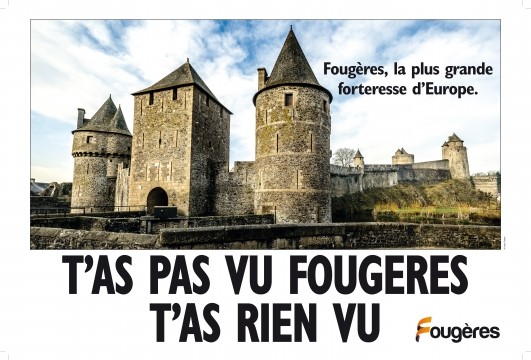 publicité pour Fougères