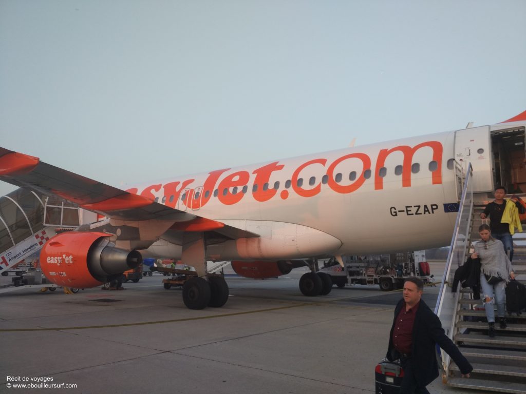 Notre avion Easyjet à Milan