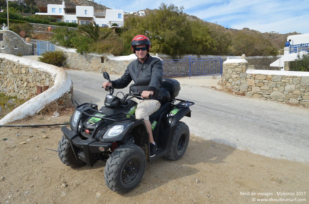 Quad sur Mykonos