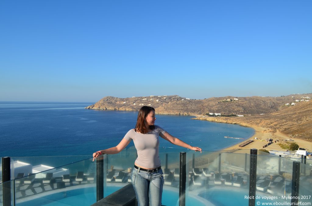 Mykonos - Vue sur mer depuis le Royal Myconian Hotel