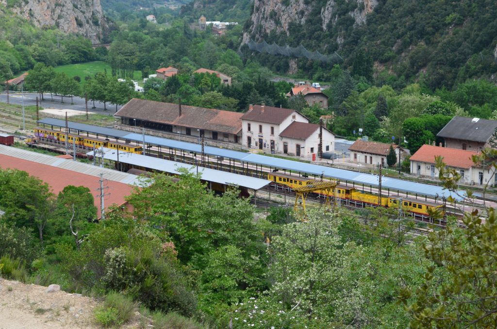 Le train jaune - Villefranche de Conflent