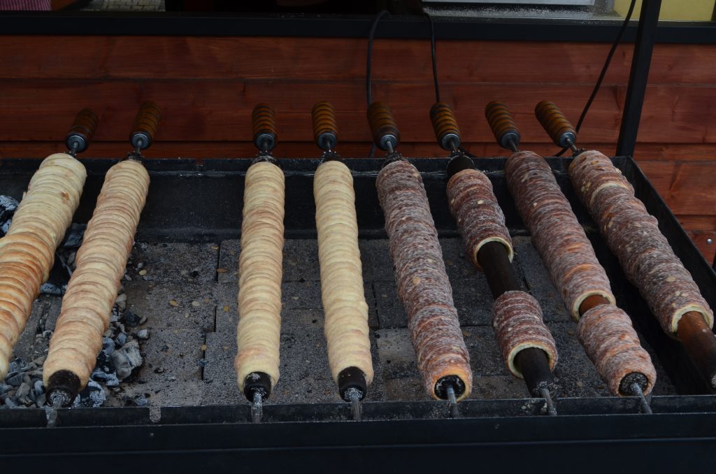 Prague - manger des trdelnik