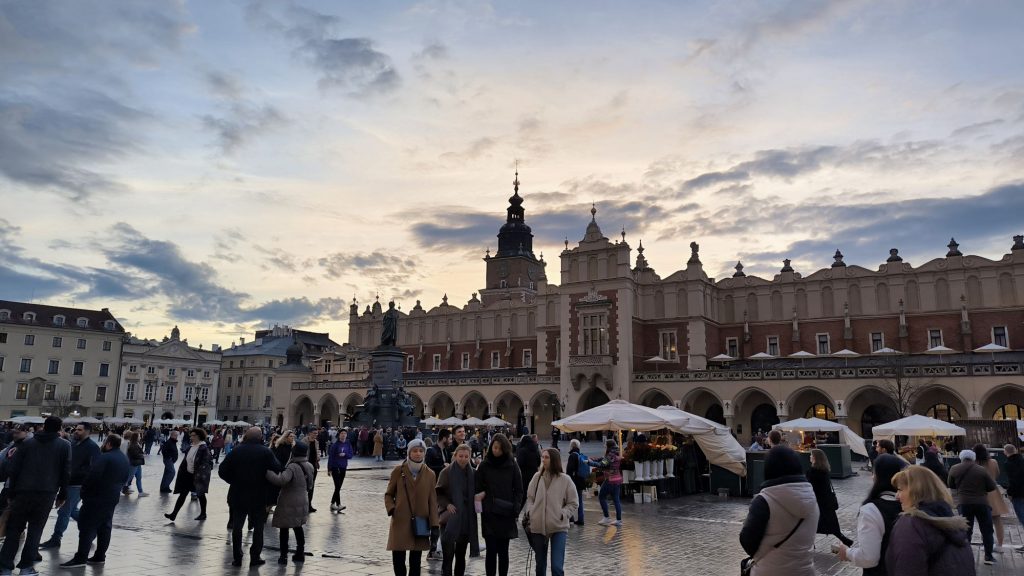 La place du marché Cracovie