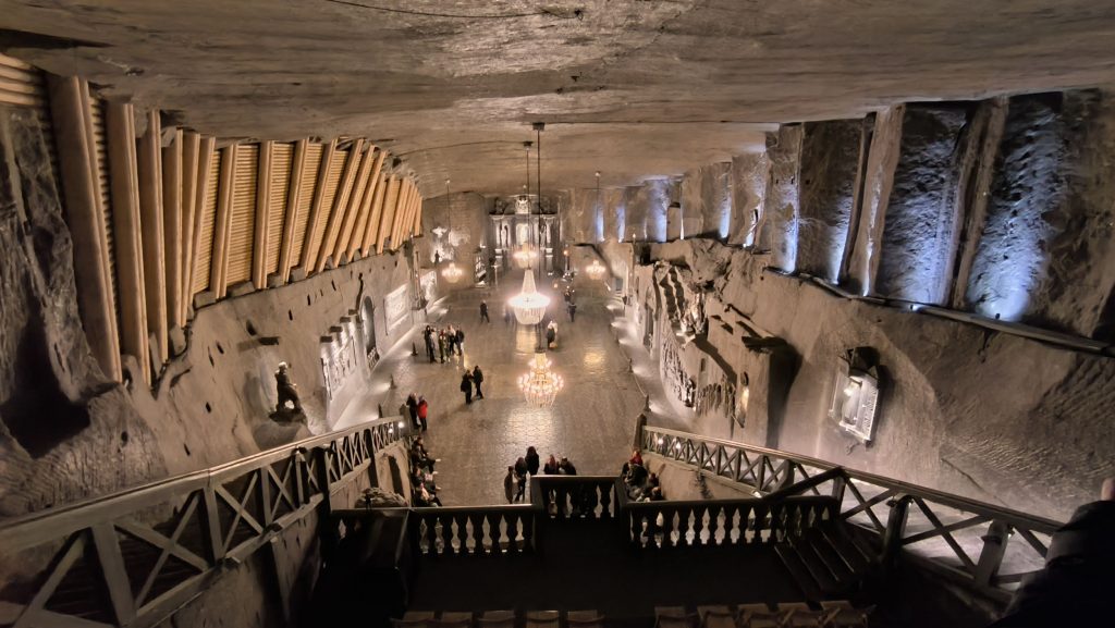 La chapelle de la Mine de sel Wieliczka